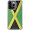 Jamaica Flag Distressed iPhone 14 Pro Clear Case